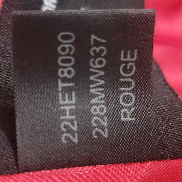 Preppy Retro Hipster Red Wool Small  Baddie Holiday Midi Pea Coat - Picture 11 of 11